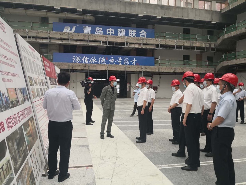 中建联合|山东省委常委、青岛市委书记王清宪走访调研北服青岛时尚产业园项目(图1)